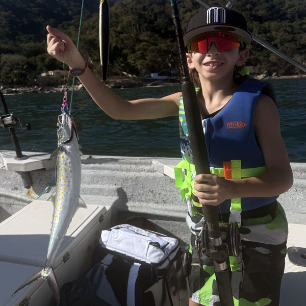 Little Man Got His First Fish!!